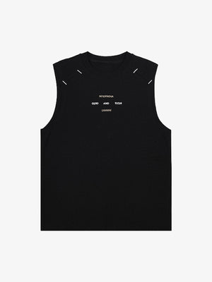 Waistcoat Embroidered Round Neck Vest - thumbnail 1