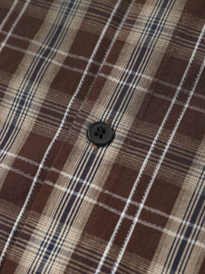 Vintage Patch Embroidered Plaid Shirt - thumbnail 5