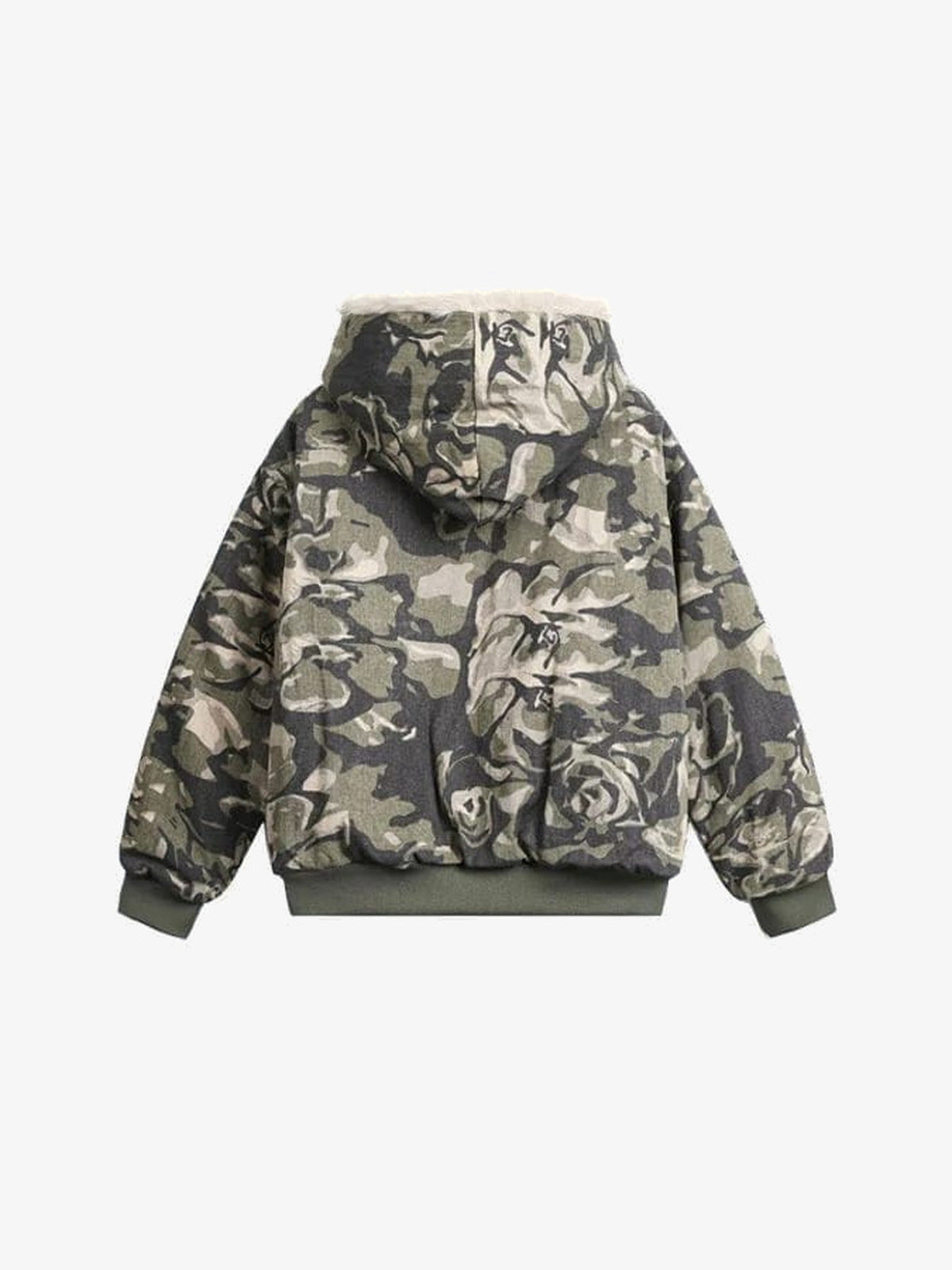 Camo jacket and jeans set – Camo jacket, back flat | XoKool