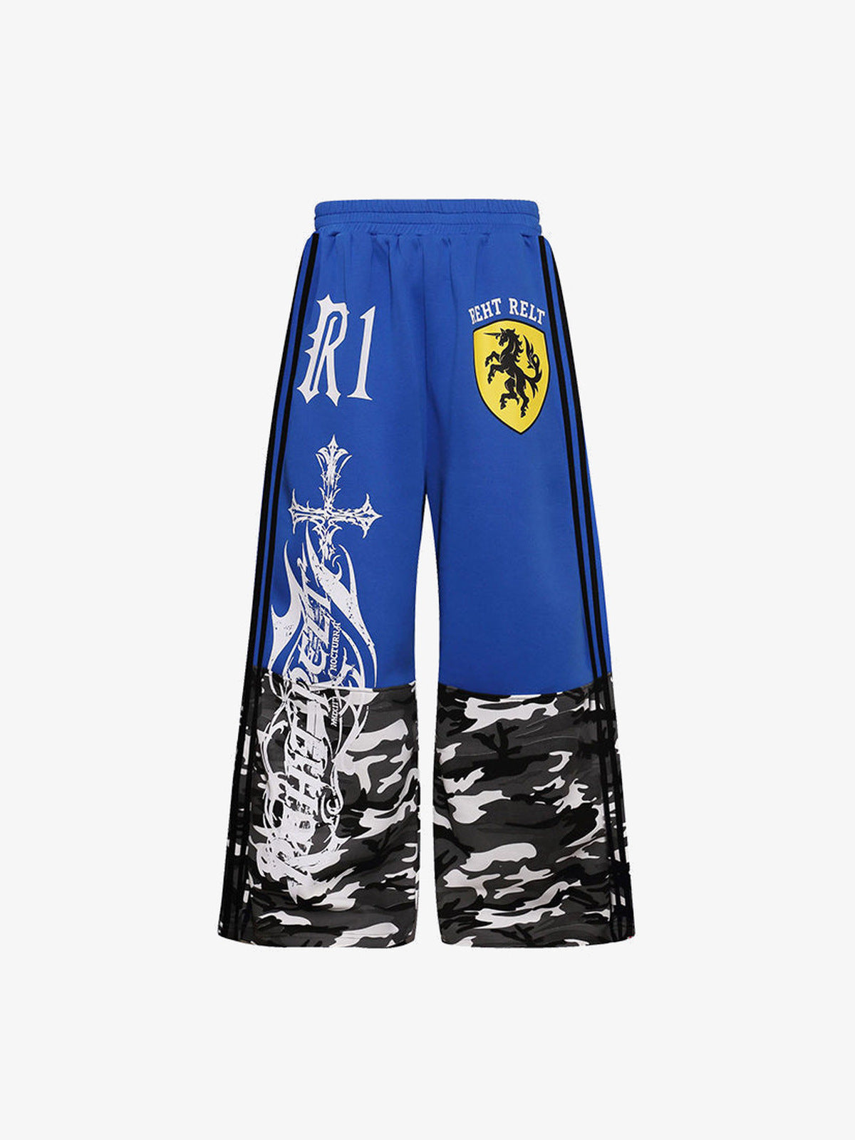 Camo Jogginghose – Blau, Vorderansicht | XoKool