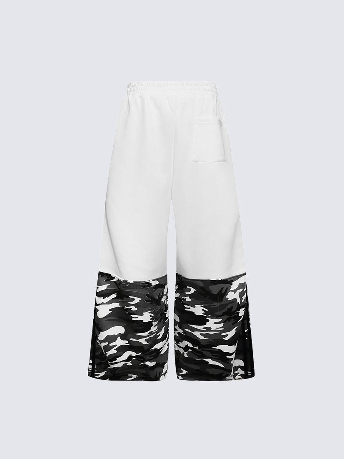 Camo Jogginghose – Weiß, Rückansicht | XoKool