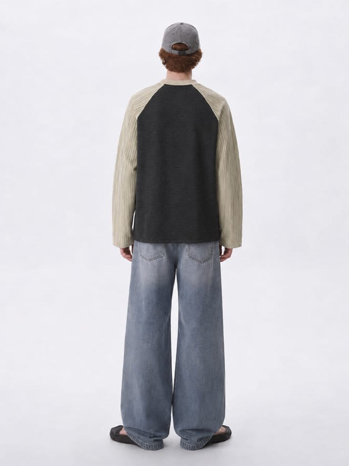 Cathedral Graphic Raglan Long Sleeve Tee – on model back | XoKool