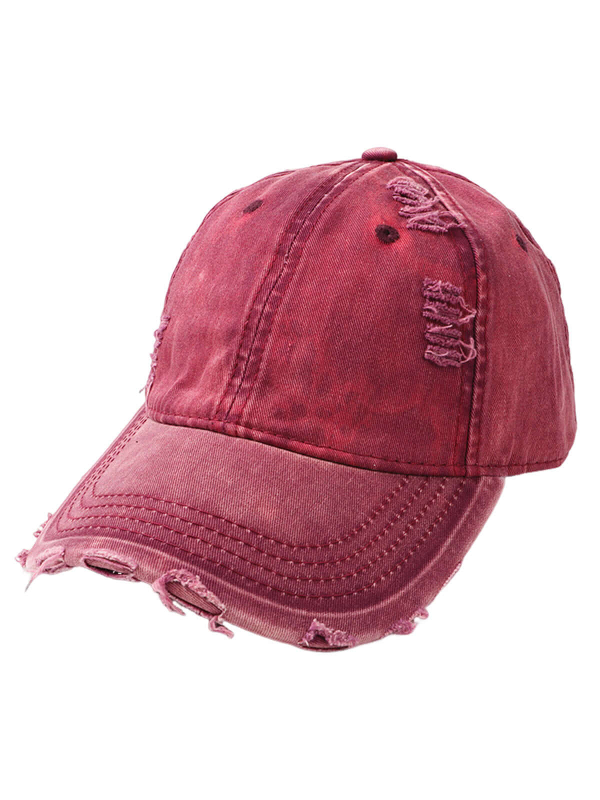 Washed Denim Outdoor Cap Vintage Streetwear Style - 19806