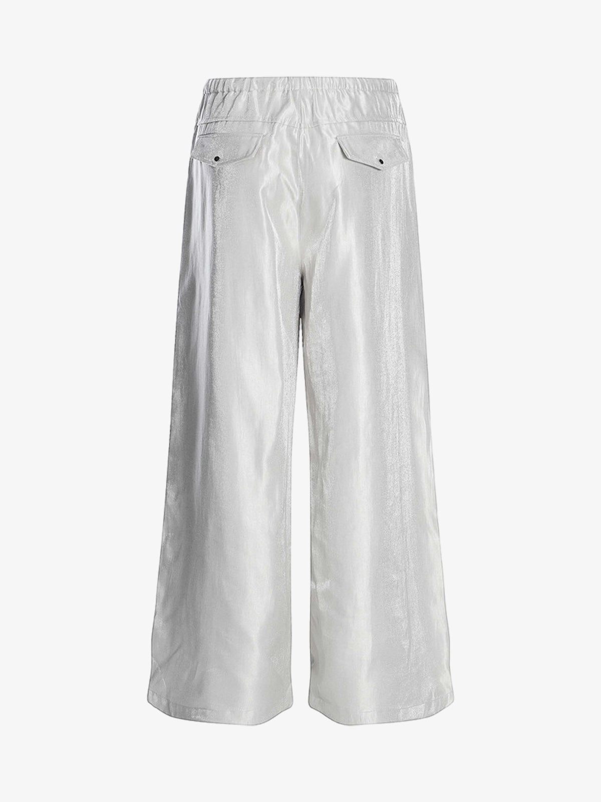 High Street Rivet Pleated Workwear Multi-Pocket Casual Pants - image 4