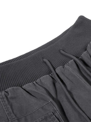 Graue Cargohose – Nahaufnahme des Rippbunds | XoKool