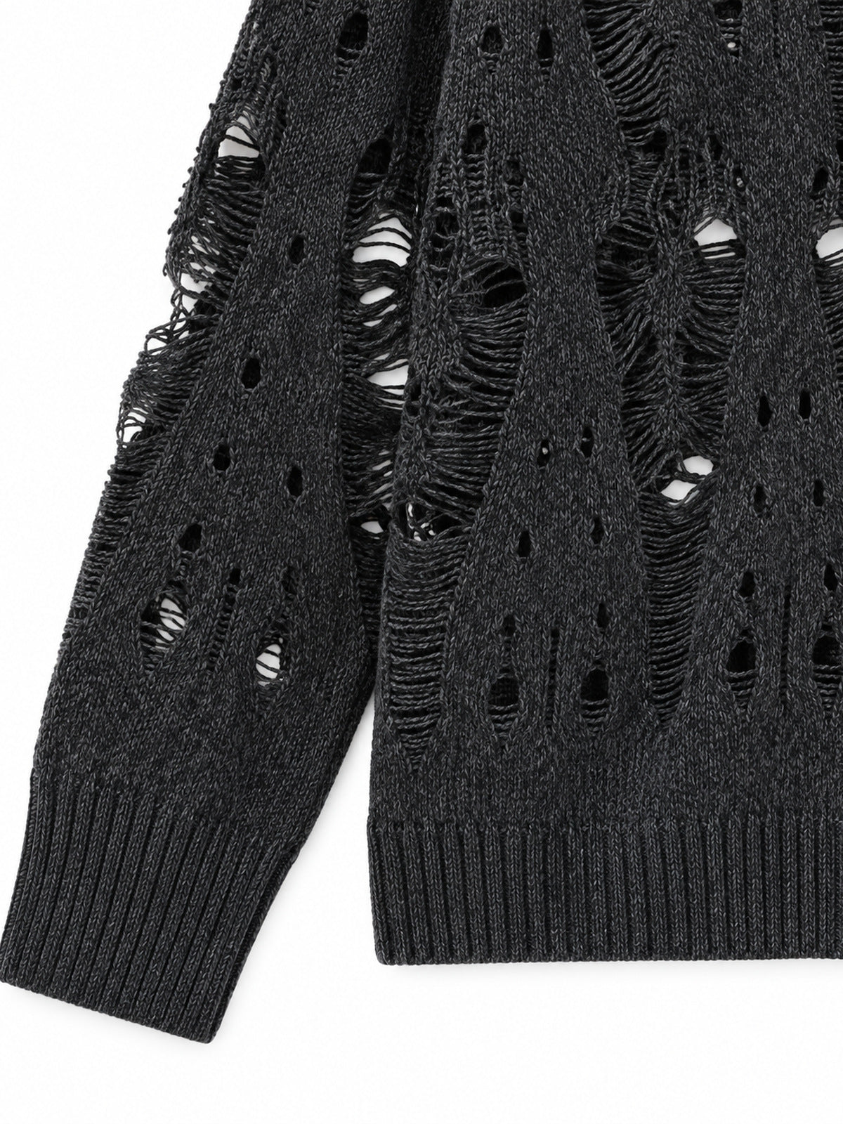 Ladder-Knit-Pullover – Nahaufnahme Ärmel und Bündchen | XoKool