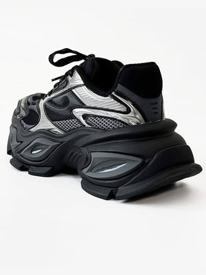 Platform sneakers – rear 3/4 view | XoKool