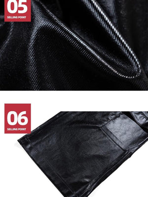 Coated cargo pants – Fabric and hem detail close-ups | XoKool