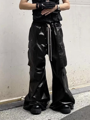 Coated cargo pants – On model, front | XoKool