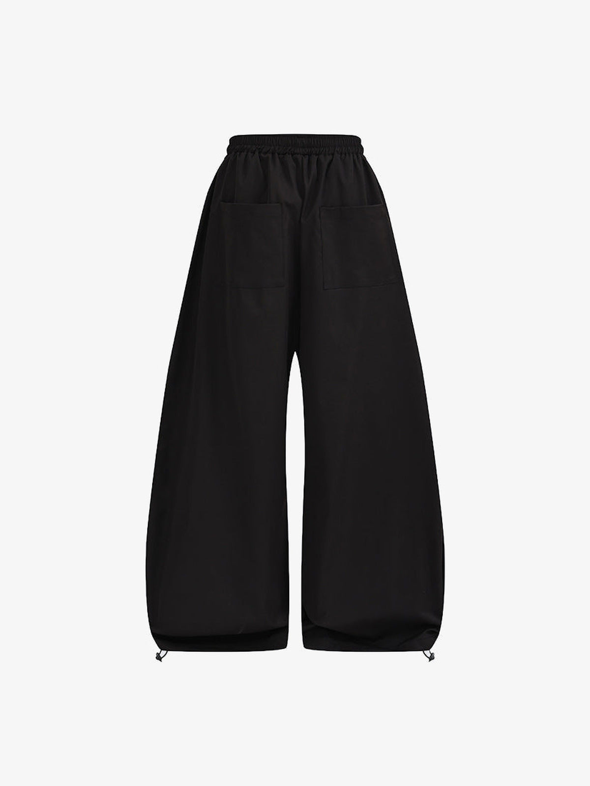 Colorblock track pants – Black, back view | XoKool