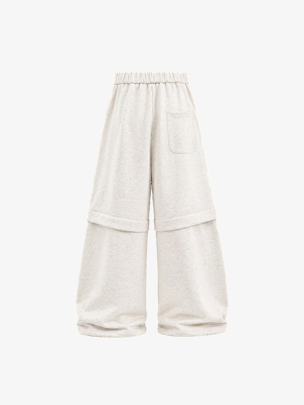 Pantalones deportivos crema con gráficos de estrella y rodeo – Avena, vista trasera | XoKool