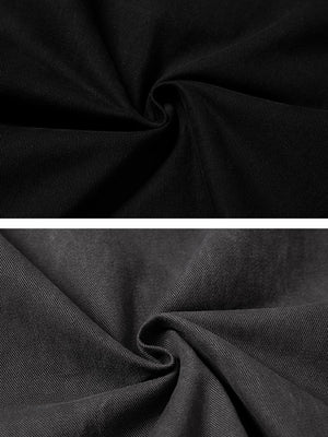 Cross print cargo pants – Fabric swirl close-up | XoKool