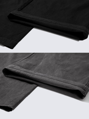 Cross print cargo pants – Hem close-up | XoKool
