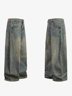 Jeans curvos – vista lateral en plano | XoKool