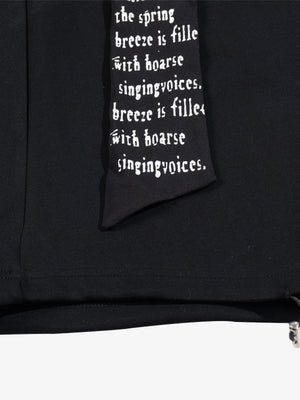 Dark Street Character Print Waist Strap Detail Barrel Pants - thumbnail 8