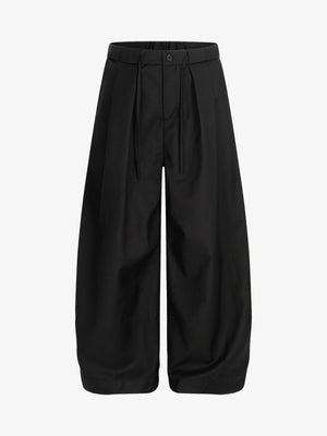 Pleated Drawstring Scimitar Track Pants - thumbnail 8