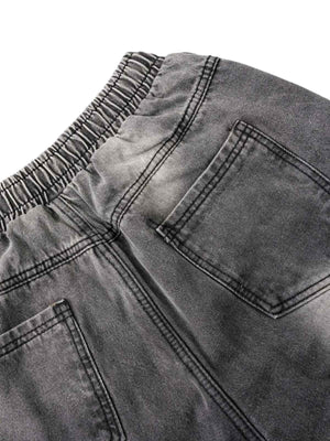 Drawstring jeans – back pocket close-up | XoKool