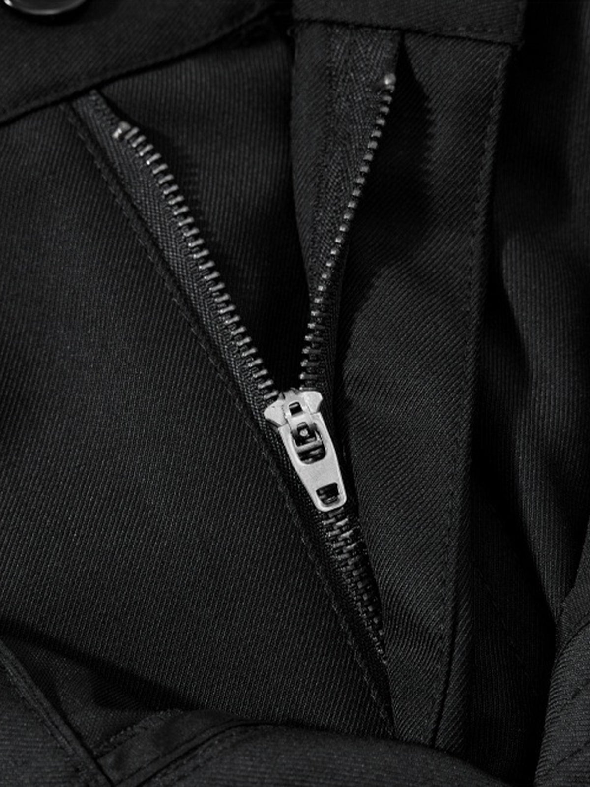 Double Waistband Panel Strap Barrel Pants - image 4