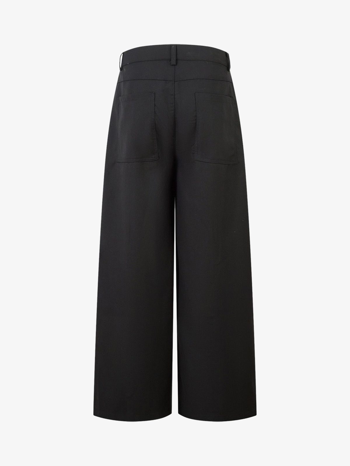 Double-Button Design Pleated Suit Casual Pants - image 4