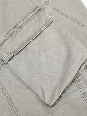 Patchwork Multi-Pocket Workwear Casual Machete Pants - thumbnail 5