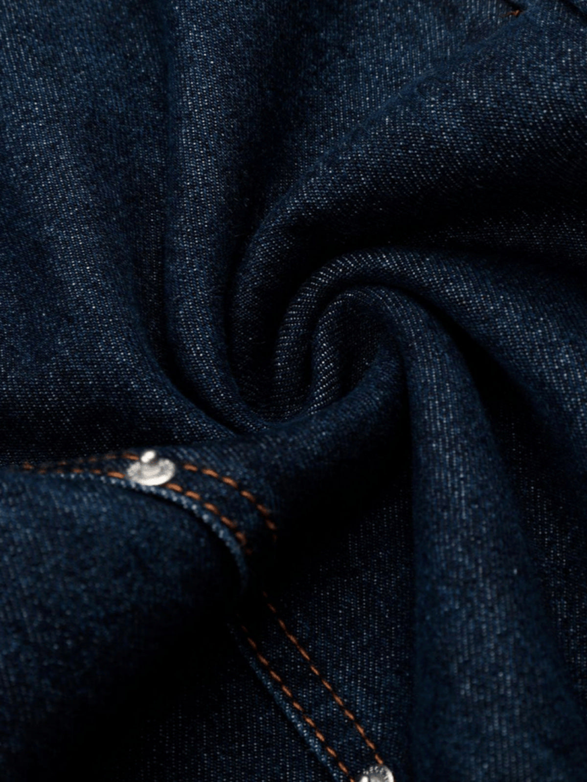 Jeansshorts mit doppeltem Bund – Stoffstruktur mit Swirl-Muster im Detail | XoKool