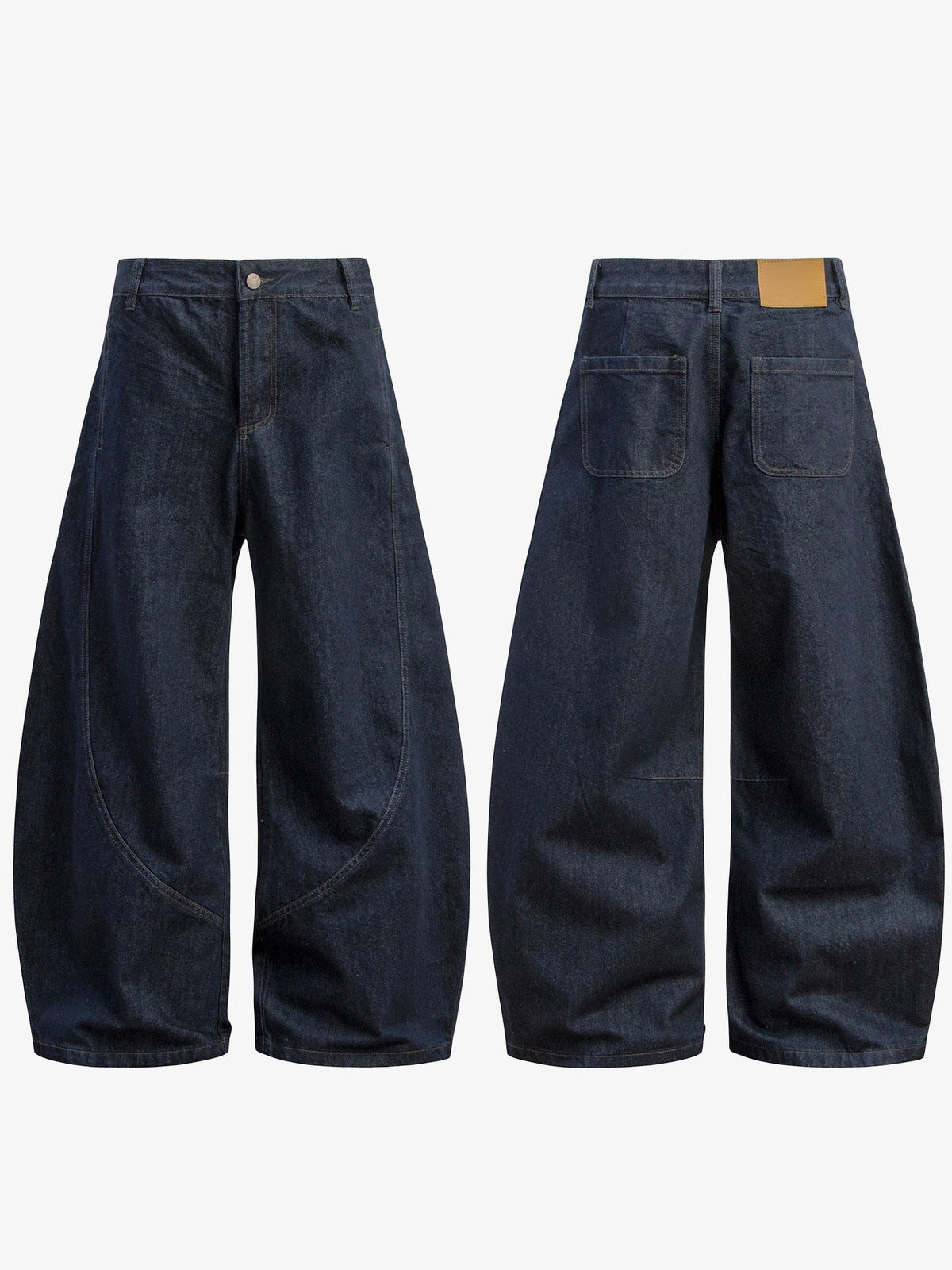 Barrel jeans – front and back view | XoKool