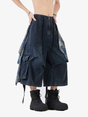Cargo Jeansshorts – am Model, vorne 3/4 | XoKool