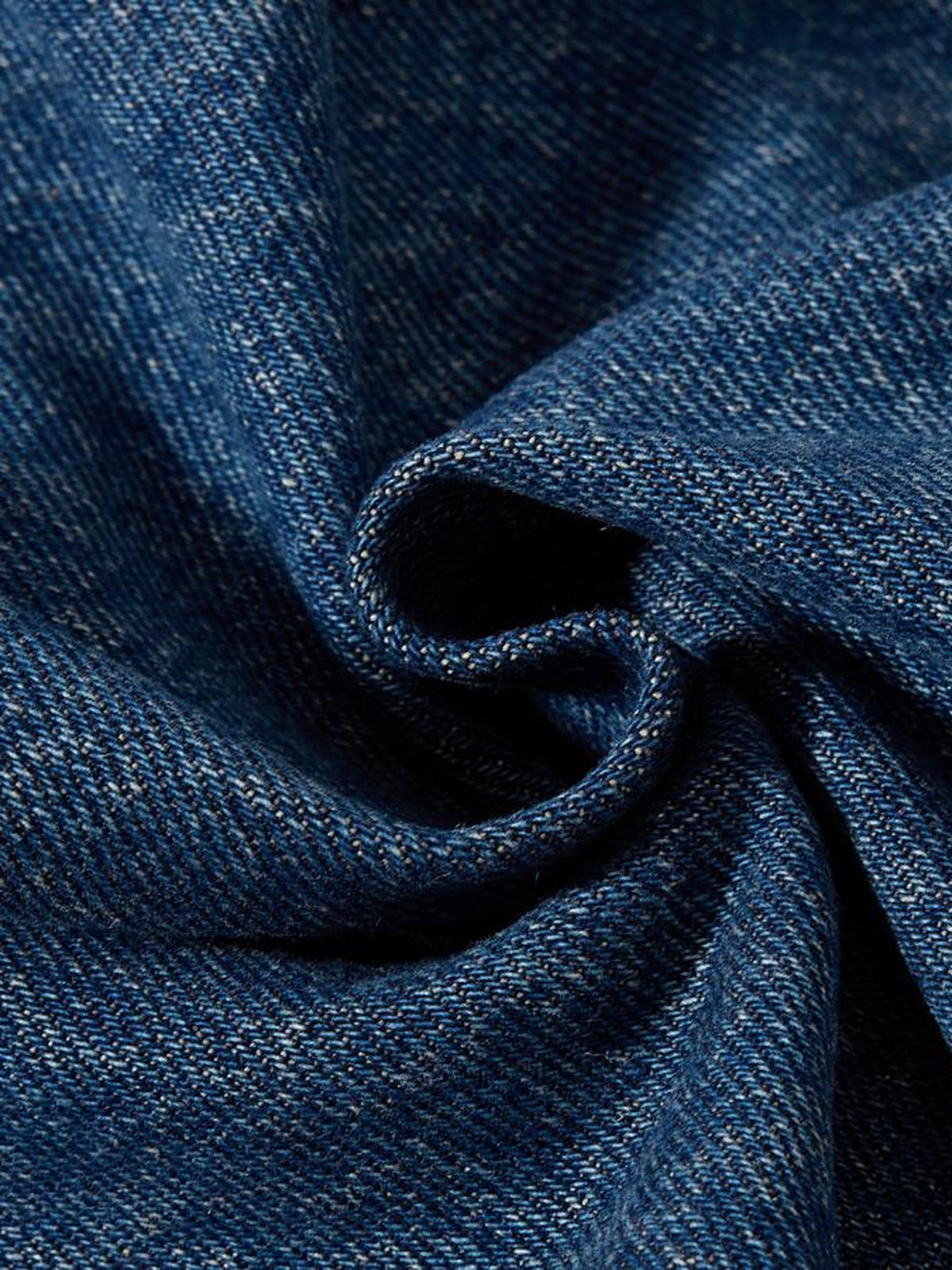 Jeans-Bomberjacke – Stofftextur Nahaufnahme | XoKool