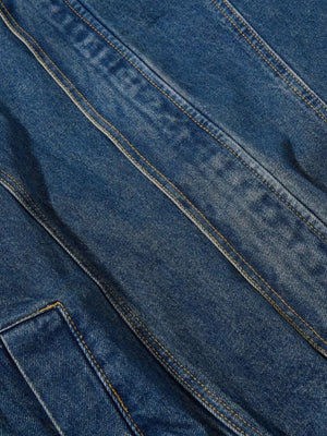 Jeans-Bomberjacke – Nahtdetail Nahaufnahme | XoKool