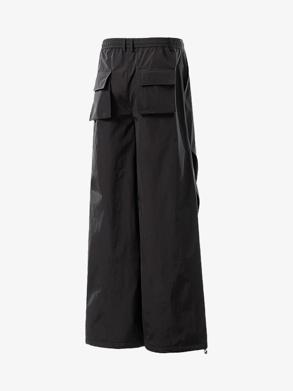 Vintage Drawstring Draped Embroidered Wide Leg Pants - image 13