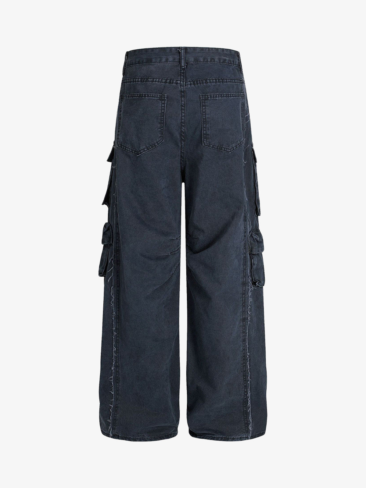 Street Functional Multi-Pocket Workwear Casual Pants - image 4