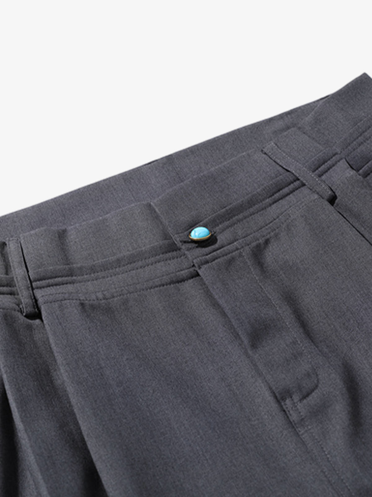 Turquoise Design Flared Scimitar Pants - image 4