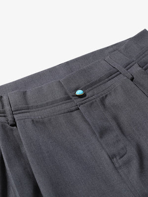 Turquoise Design Flared Scimitar Pants - thumbnail 4