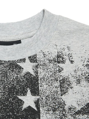 American flag tee – neckline close-up | XoKool