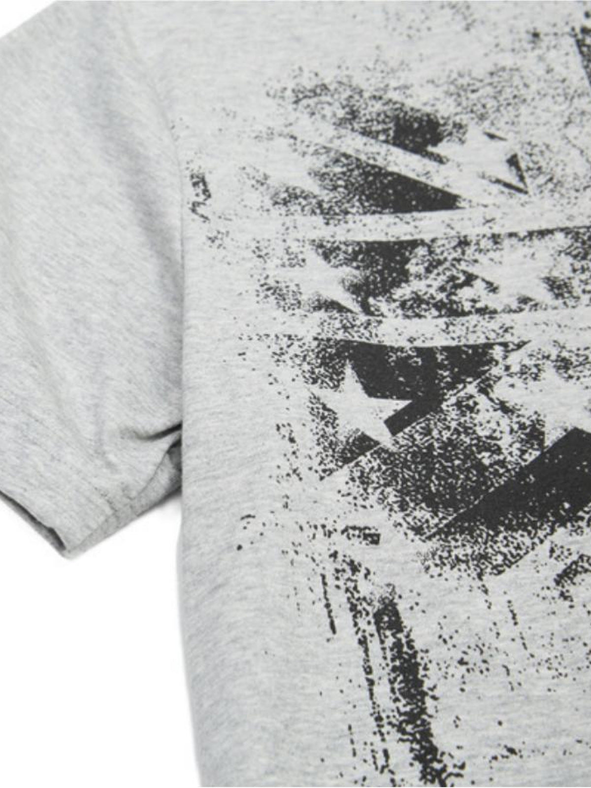 American flag tee – shoulder print close-up | XoKool