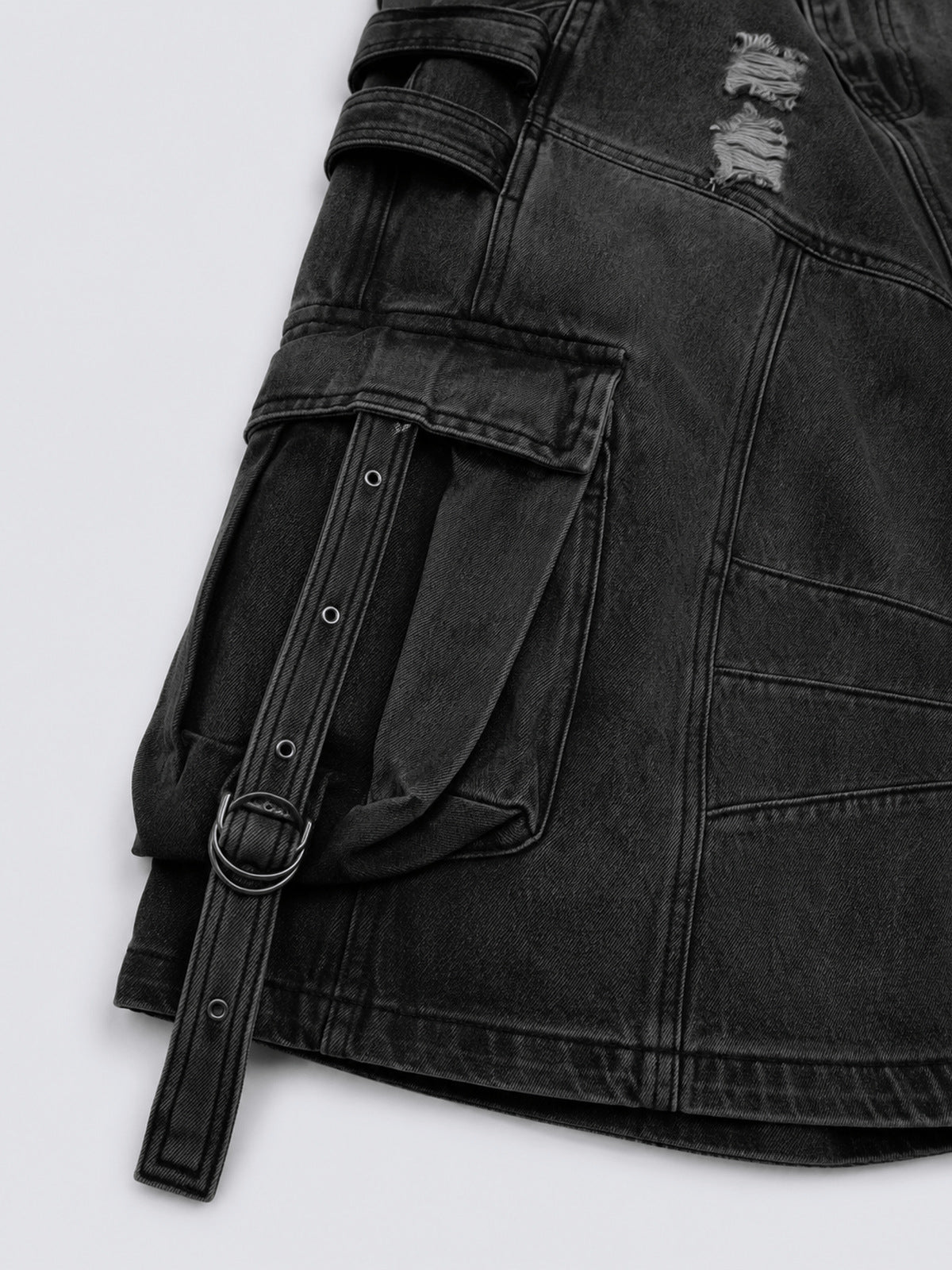 Cargo Jorts – Nahaufnahme von Cargotasche und Riemen | XoKool