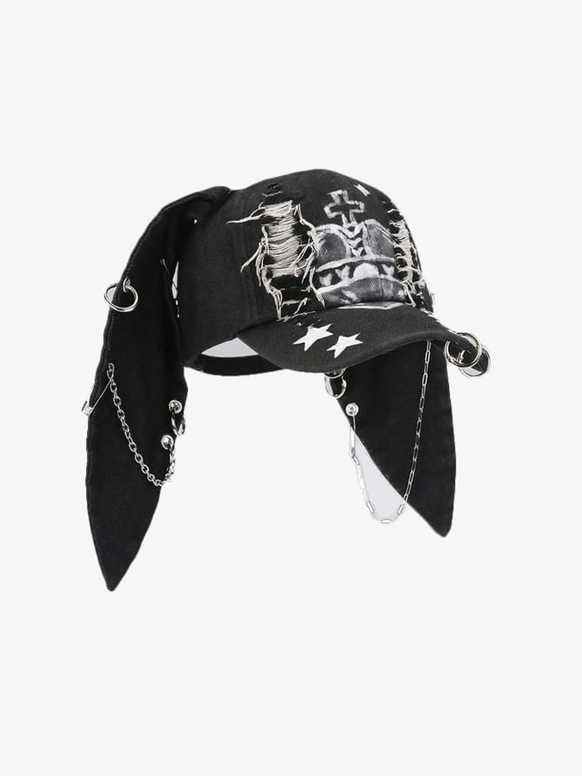 Bunny ear cap – Cross Graffiti, side view | XoKool