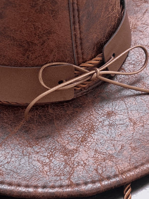 Western cowboy hat – band lacing and brim close-up | XoKool