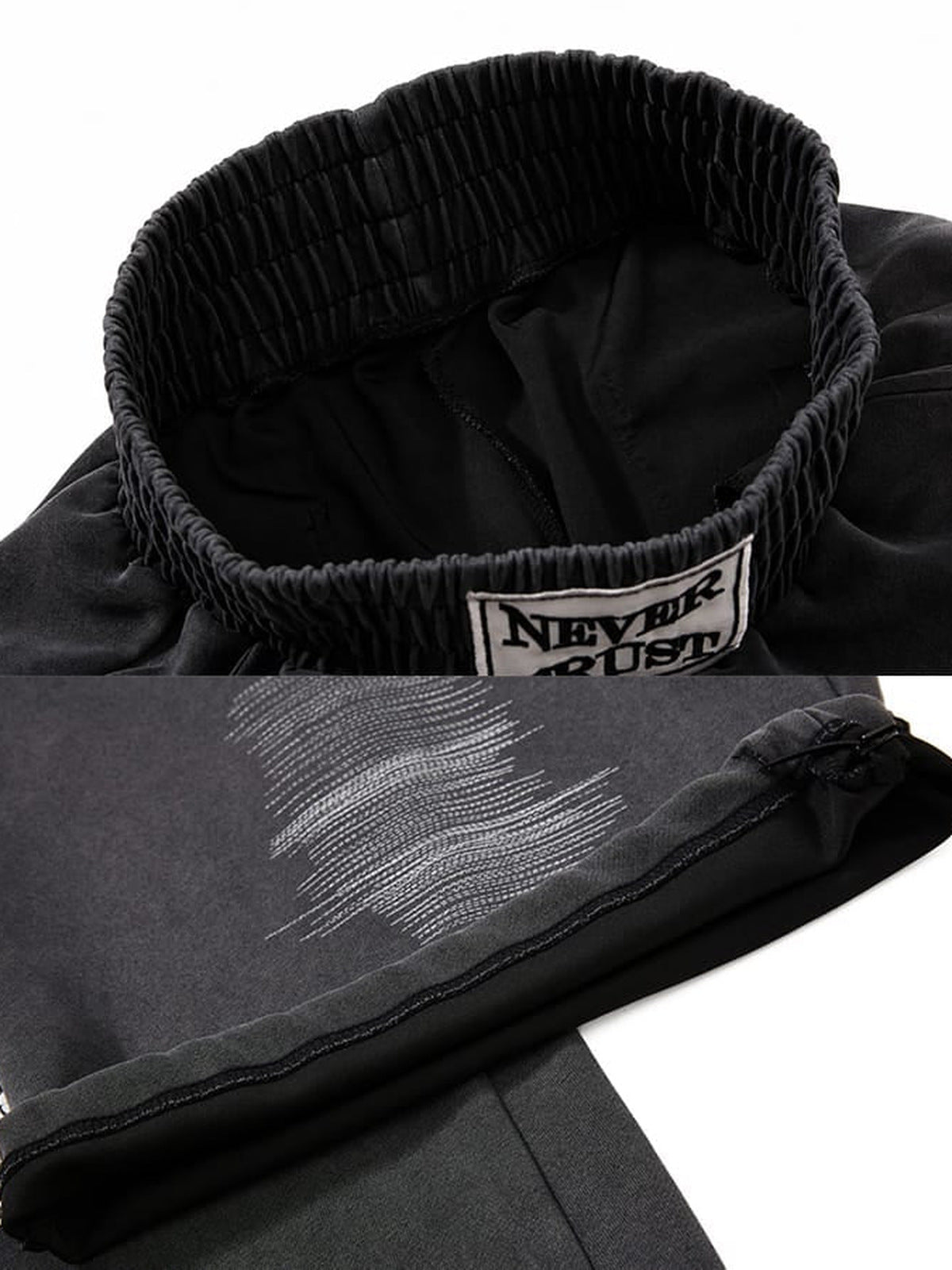 Barrel Jogginghose – Bund-Patch und Saum Nahaufnahme | XoKool