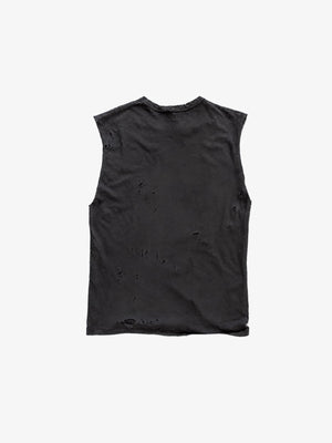 Skeleton tank top – Black, back flat | XoKool