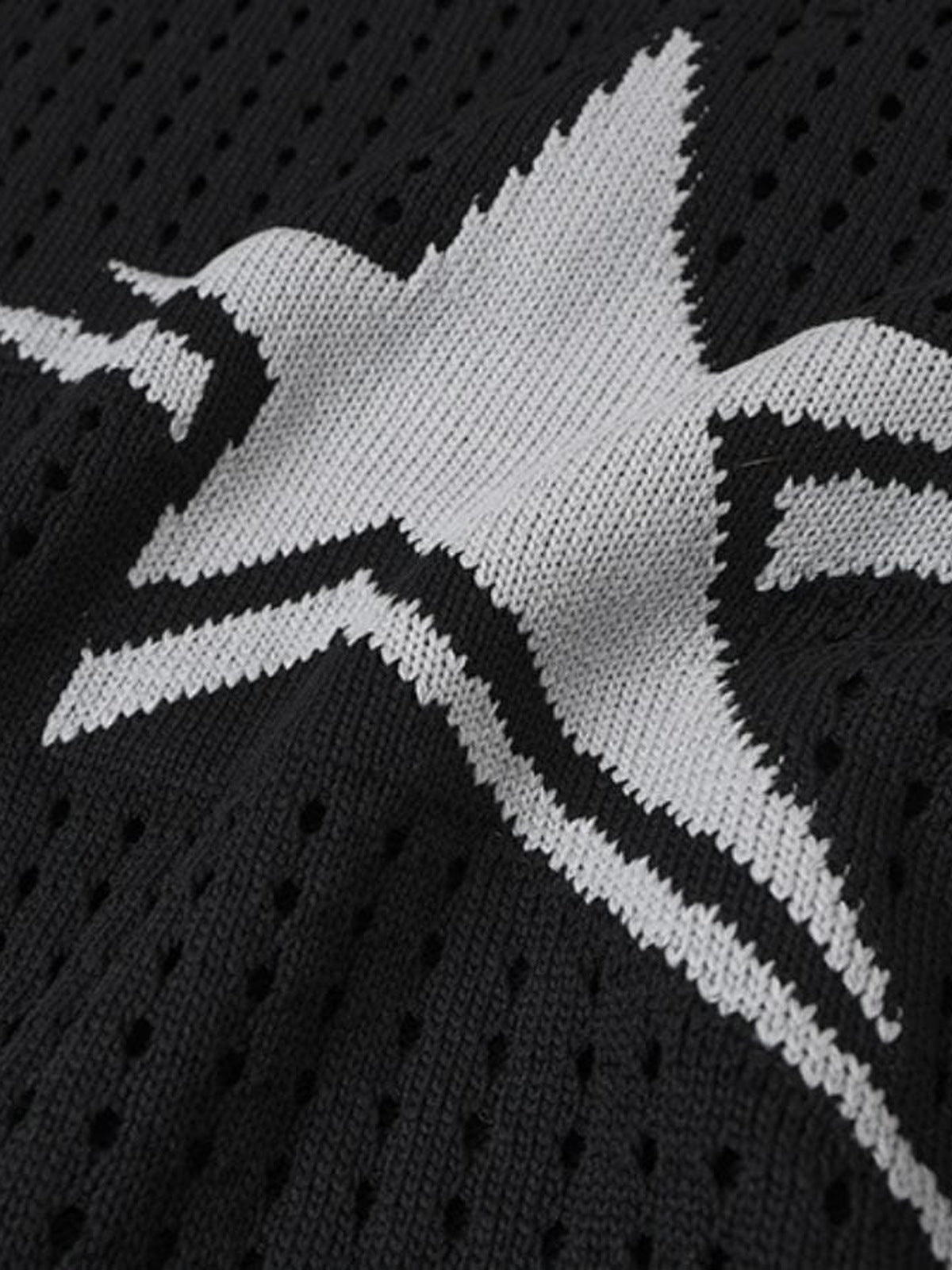 Strickweste mit Stern – Sternmuster Nahaufnahme | XoKool