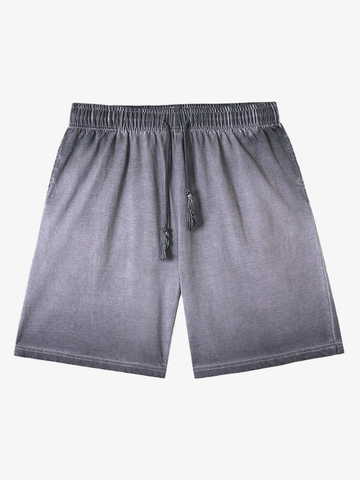 Garment Dyed Sweat Shorts in Four Colors – Charcoal, front view | XoKool