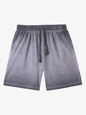 Garment Dyed Sweat Shorts in Four Colors – Charcoal, front view | XoKool