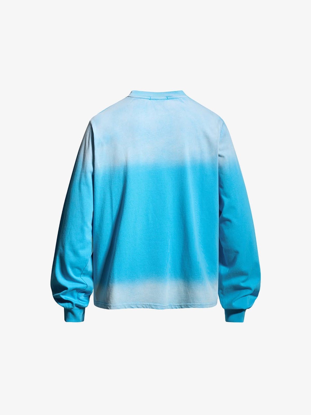 Dog long sleeve tee – Washed Blue, back view | XoKool