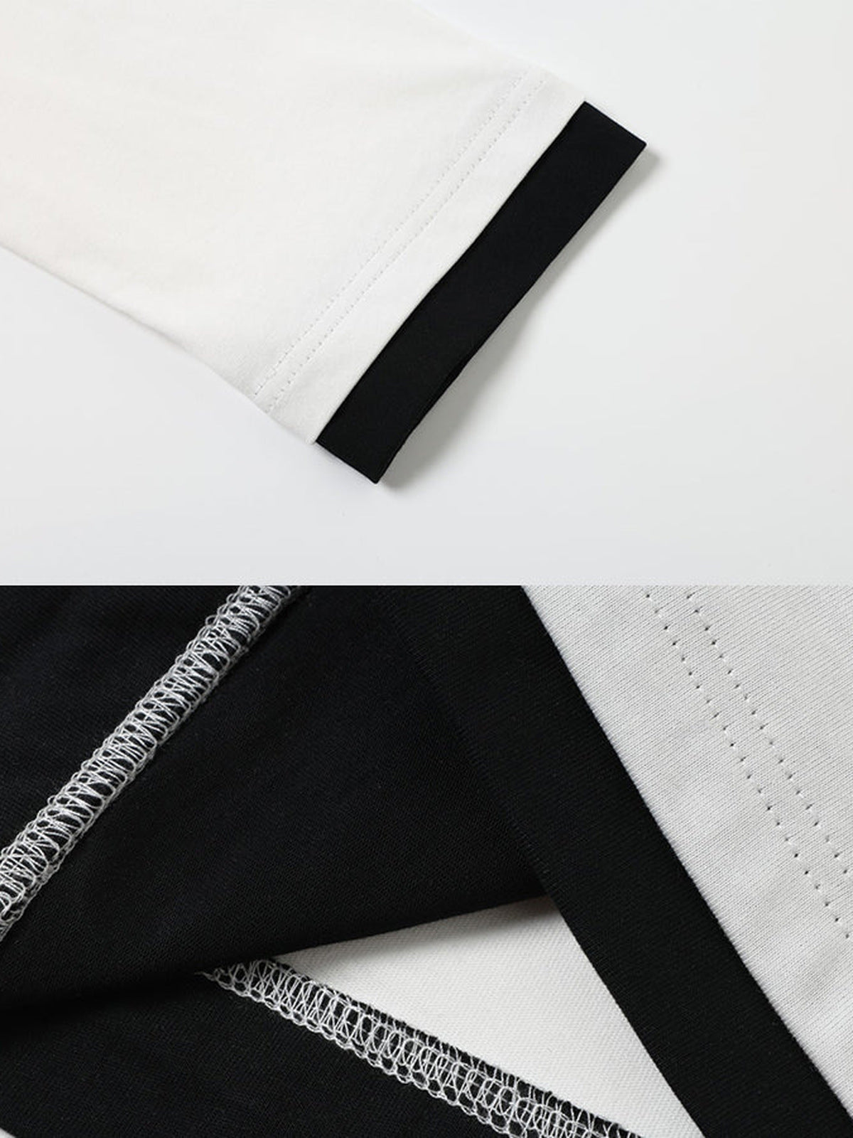 Doppellagiges Longsleeve – Bündchen und Innennaht, Detail | XoKool