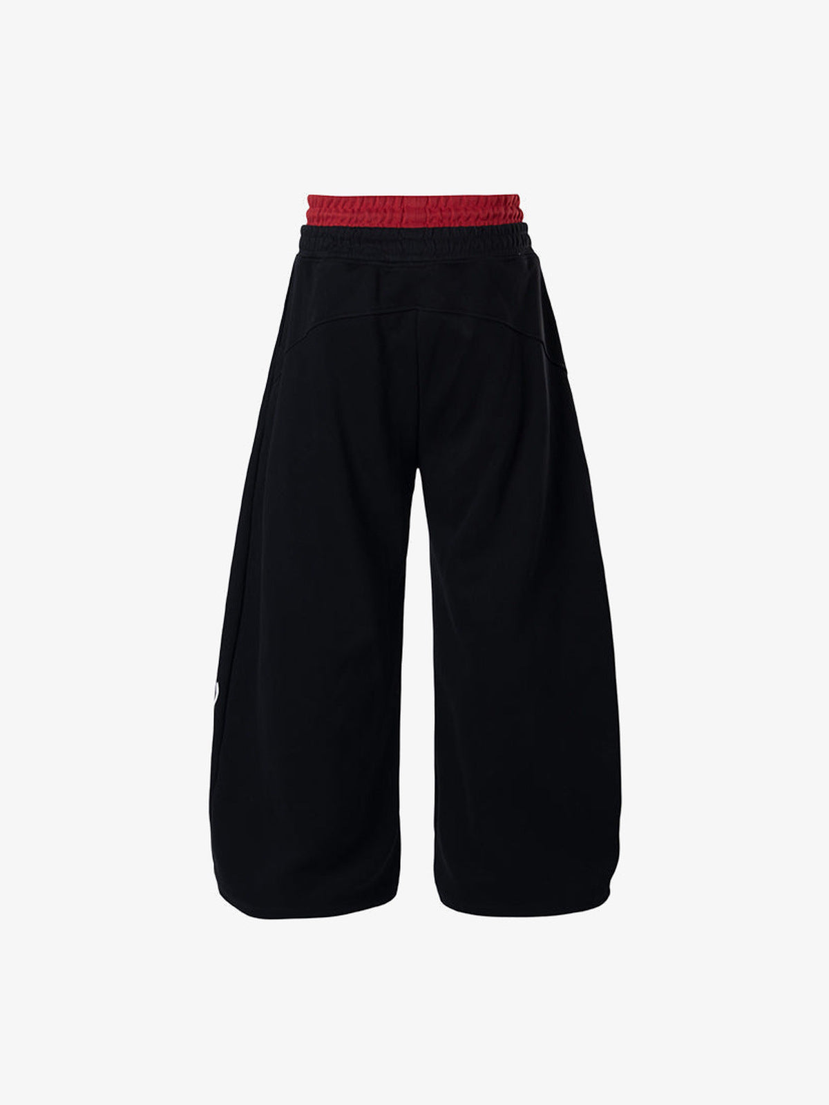 Lion Graphic Sweatpants – Black, back flat | XoKool