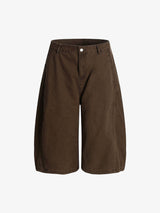 Deconstructed Casual Scimitar Denim Jorts