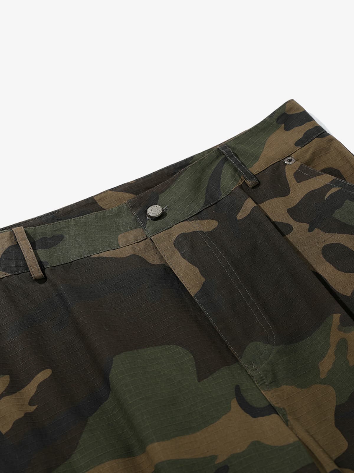 Vintage Multi-Pocket Functional Camo Cargo Pants - image 5