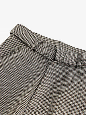 Belted Houndstooth Blazer Pants - thumbnail 3