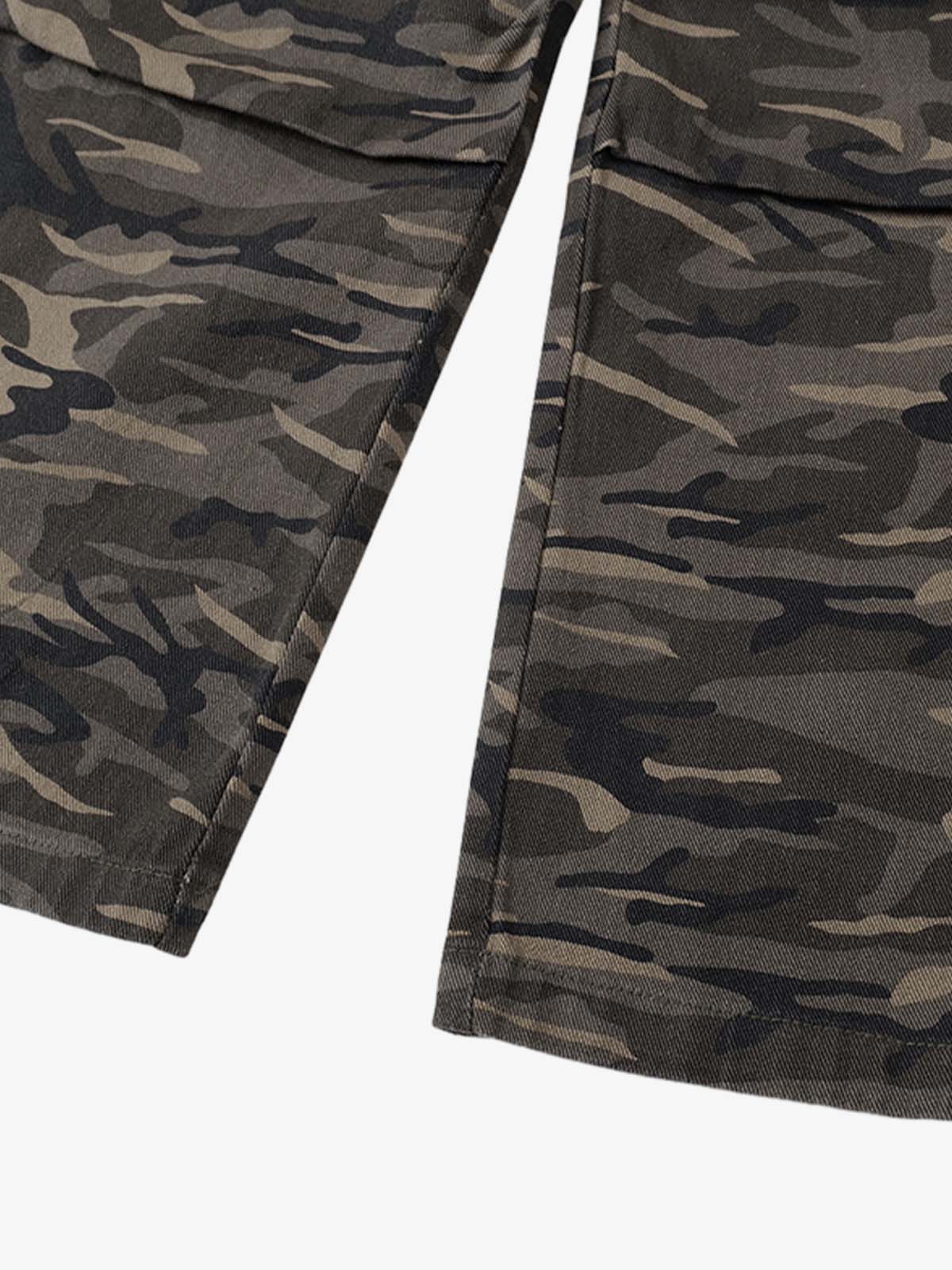Functional Camouflage Multi-Pocket Work Pants - image 5